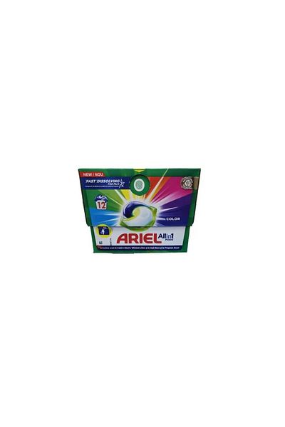 Ariel Detergent Capsules All In 1 Pods, 12 pcs, Color