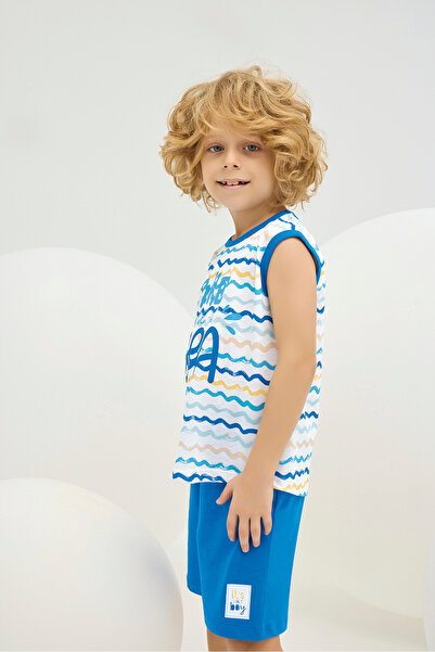 ZEYZEY 8814 Men's Printed Shorts Suit