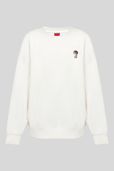 HUGO Kadın Sweatshirt Beyaz