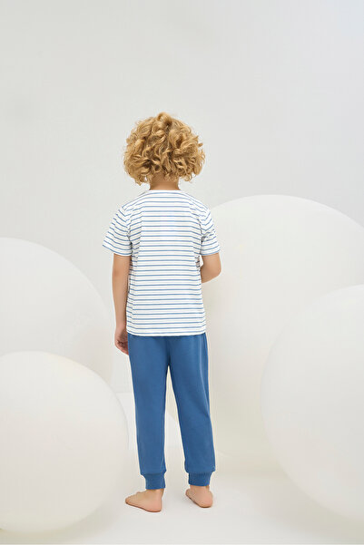 ZEYZEY 8772 Costum de pijama pentru bărbați cu imprimeu