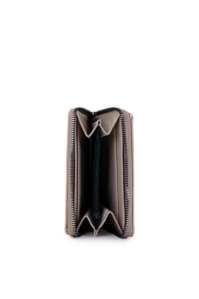 Kukura Women's Faux Leather Wallet Mink Zc202