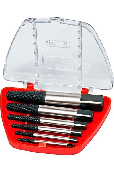 MOONSHOP Reverse Guide Set 6 Pieces Broken Screw Bolt Removal Apparatus