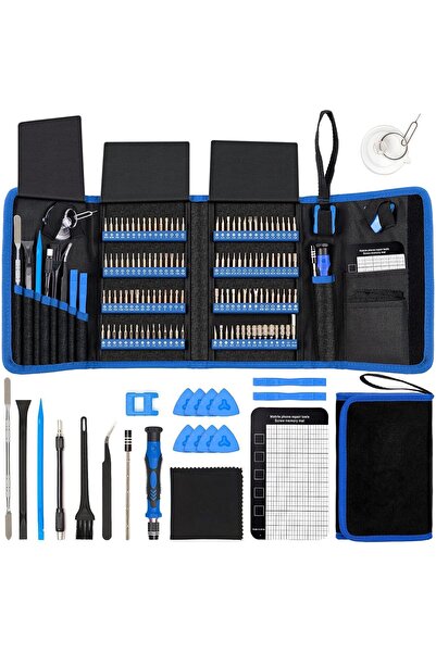 Wemart مجموعة مفكات براغي، 142 قطعة، مفكات براغي دقيقة للإلكترونيات مع 120 بت...