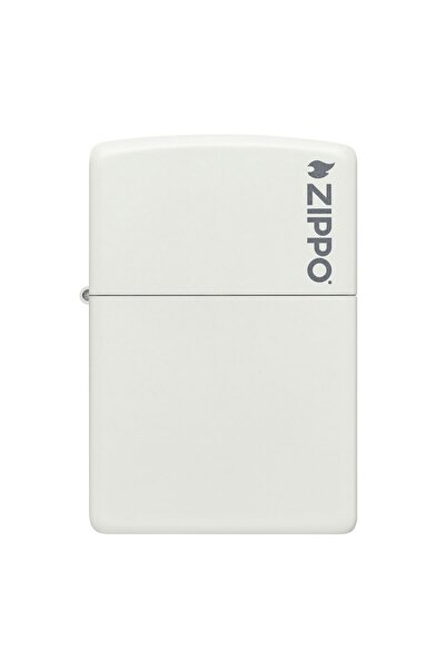 Zippo Çakmak White Beyaz Logo 214zl-000022