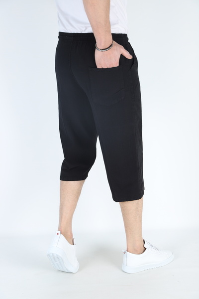 JAGER FABEL Μαύρο ανδρικό κρεμάστρα ελαστικό άνετο βαμβακερό κάπρι