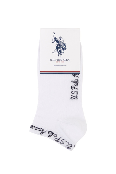 U.S. Polo Assn. جوارب بيضاء نسائية 50295778-VR013