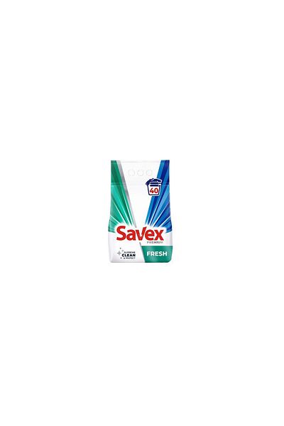 SAVEX Premium Fresh Automatic Laundry Detergent, 40 Washes, 4kg