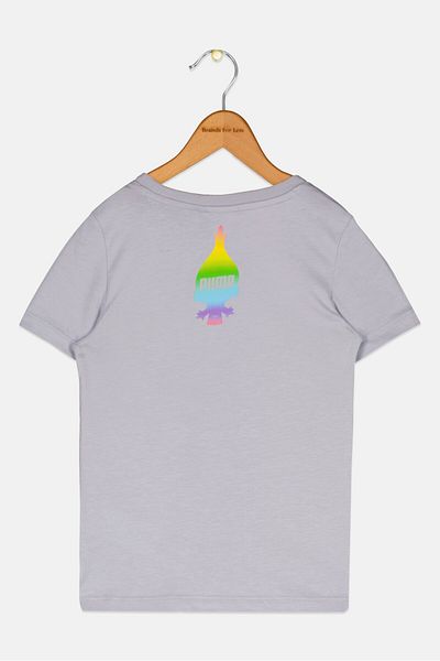 Puma x Trolls Kids Boy Sportswear Fit Short Sleeve Training T-Shirts, Grey