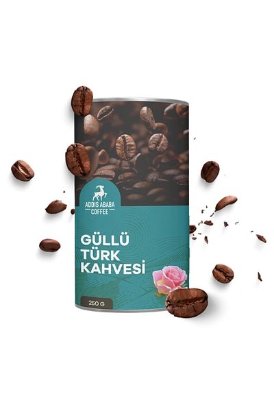 Addis Ababa Coffee 250 gr Rose Flavored Turkish Coffee