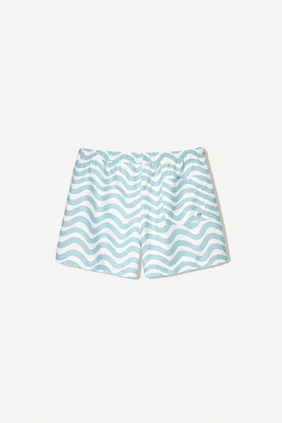 Bershka Printed swimming trunks