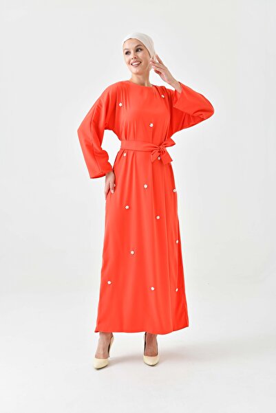 TUNCAY Dress with Pearls