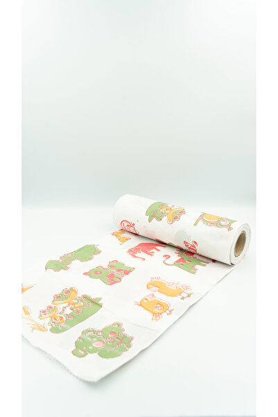 Regron Tek Kullanımlık Pratik Masa Aktivite Kullan At Piknik Kamp Örtüsü 100x120 Koala Desen 3'lü Rulo