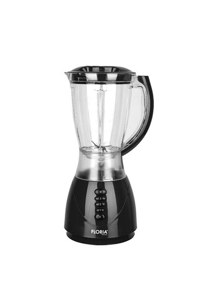 Floria Blender FLORIA ZLN-3080 Negru, Putere 300W, capacitate 1.5L, 3 viteze, Functie puls-Vas plastic