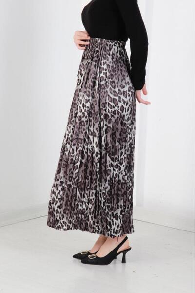 AbiyeSultan Women Hijab Pleated Skirt - Melis Pleated Skirt