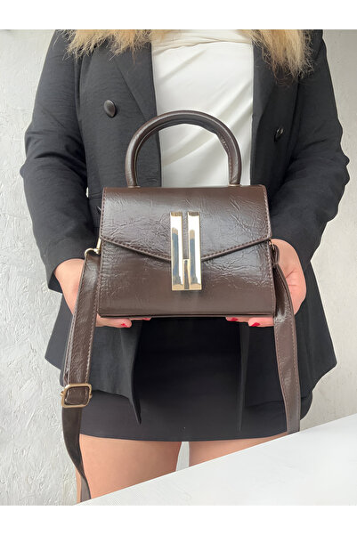 Daj Company Gold Tokalı El ve Omuz Çanta