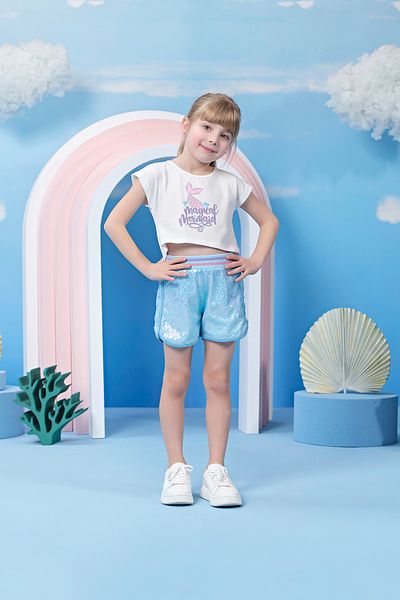 Miny Center Λευκό T-Shirt - Κορίτσι