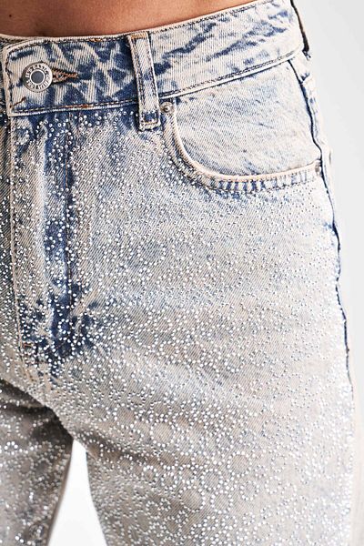 its basic Blugi de damă T.Denim Color T-4S5-90 Bright Stone 100% Koton Design Straight Fit Denim Jeans