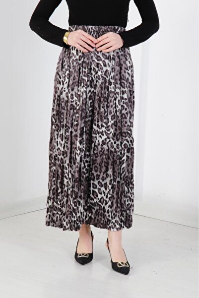 AbiyeSultan Women Hijab Pleated Skirt - Melis Pleated Skirt