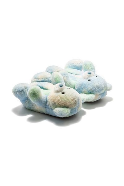 Twigy Papuci de damă Blue Animal Mărimi 36/41