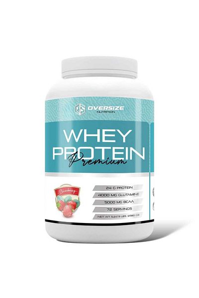 Oversize Sports Oversize Sport Whey Protein Premium 2380 Gr 72 Servings Strawberry