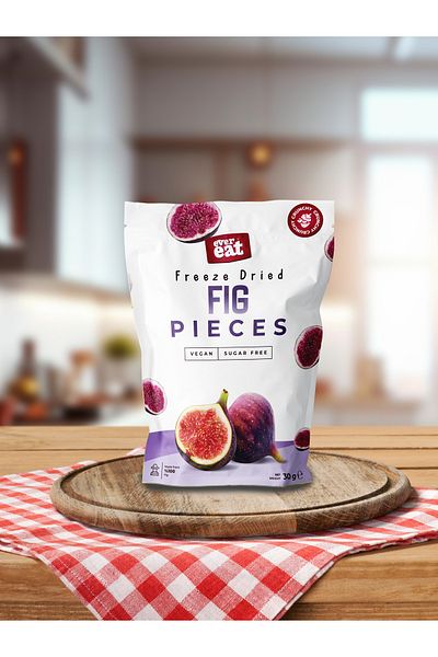 EverEat Fig Dried Fruit Chips 30 g X 2 Pcs Freeze Dried Fruit
