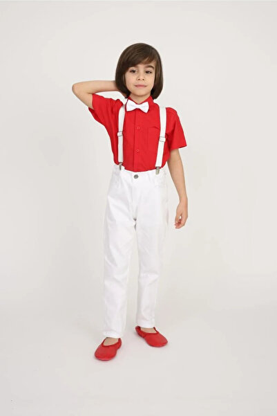 Nacar Boy's April 23Rd Bottom Top Bow Tie Suit