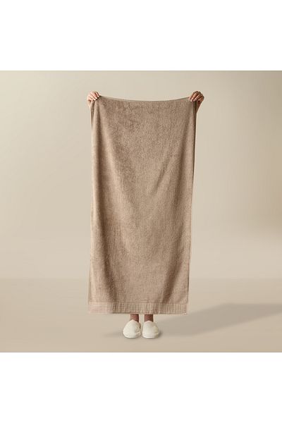 Evidea Soft Premium Bath Towel - Beige - 70X140 cm