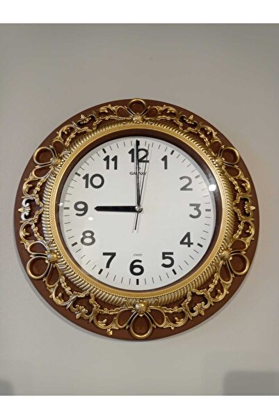 Galaxy Gold Duvar Saati Yuvarlak