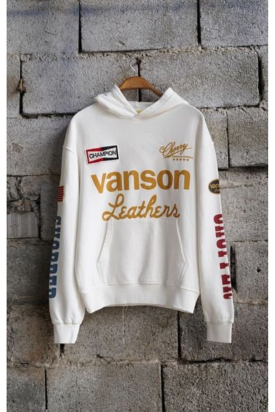 Overdrive Hanorac alb Vanson Chopper