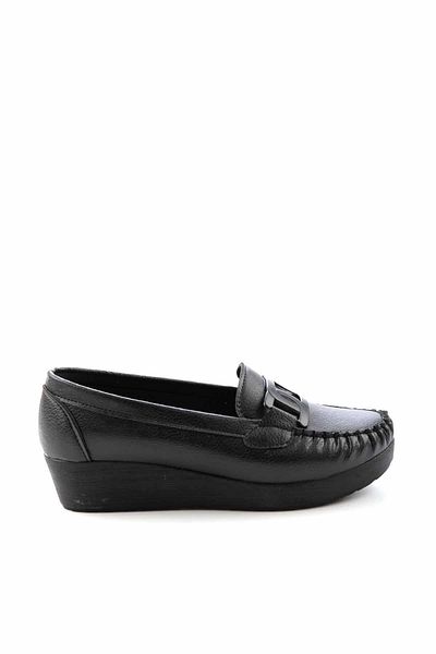 Bambi Schwarz Damen Loafer Schuhe K 01797002109