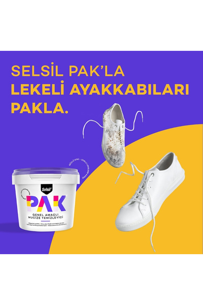 Selsil | Pak Mucize Temizleyici, 500 Gram, Krem