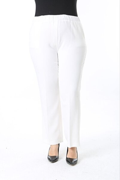 Sum بنطال بخصر مطاطي 👖