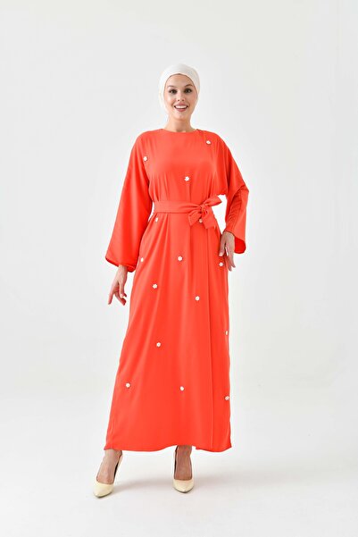 TUNCAY Dress with Pearls