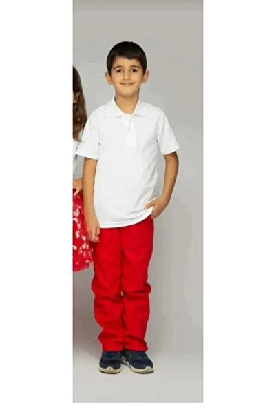 Nacar Boy's Polo Collar Pants Suit April 23 Show Costume Outfit