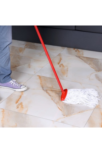 ROYALFORD ممسحة وعصا تنظيف أرضيات قطنية RF1507N، 40 سم، ألوان متنوعة