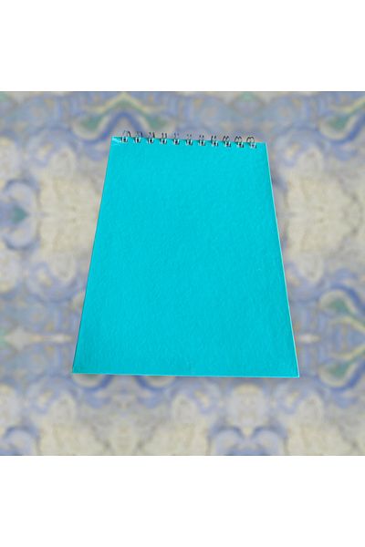 Mia Pera Notebook 21X 15 cm Spiral Checkered Green Notepad School Notebook