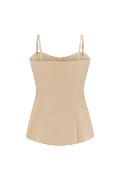 Guess Women's Isabeau Corset Vest - Beige