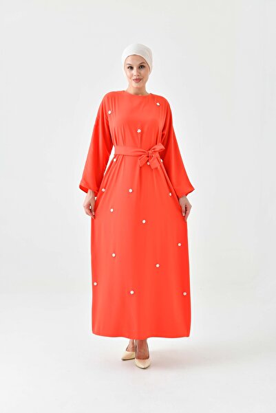 TUNCAY Dress with Pearls