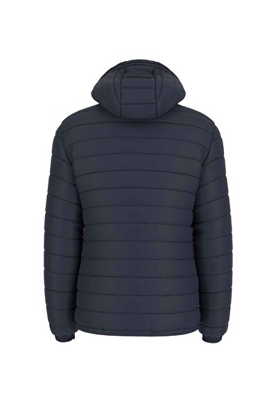 Guess Erkek  GJ Kapüşonlu Şişme Mont - Lacivert