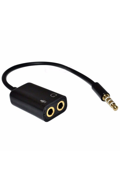 CNL Mikrofon Kulaklık Birleştirici Adaptör Kablo
