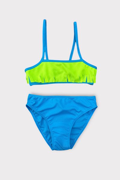 Nilmay mayo Girl's Skirted Bikini Set