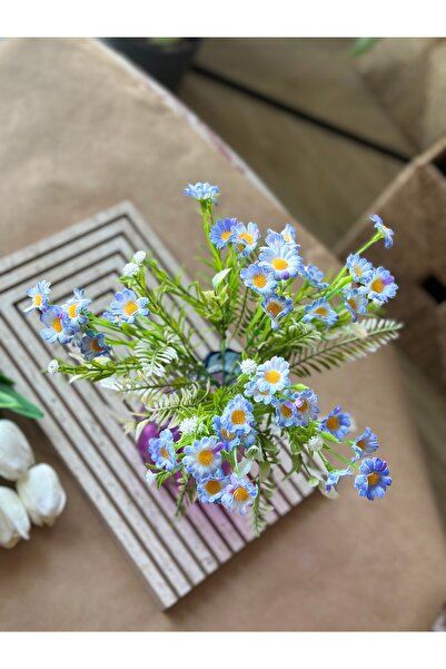 Kalya Concept Mini Papatya Renkli Dekoratif 2 Adet Yapay Çiçek Dalı (30 cm)