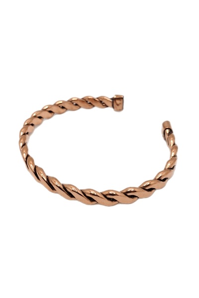 Han Ticarethane Twisted Model Pure Copper Bracelet