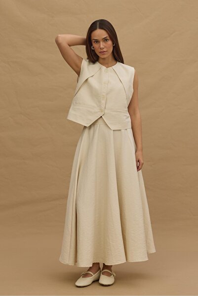 Fahhar Vest Suit Stone