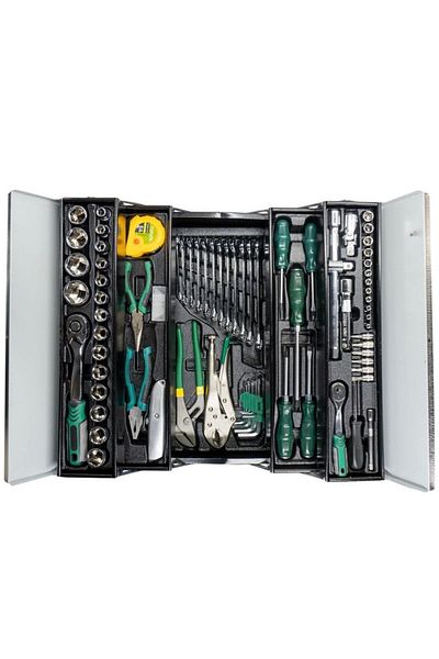 STANVOLT 5 Compartments 81 Piece Full Suit Case