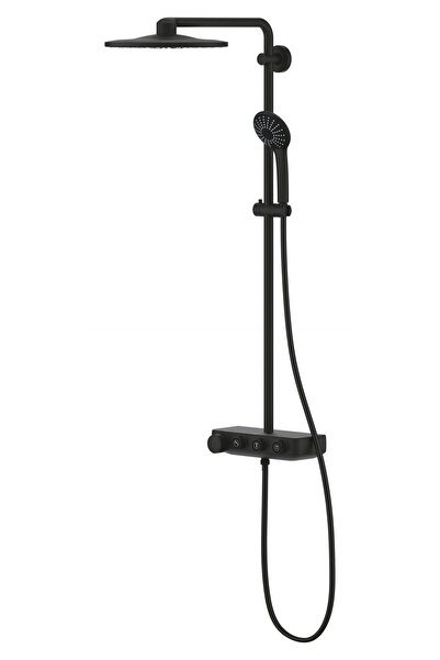 Grohe Sistem de dus Grohe Euphoria SmartControl 310 22120KF0, termostat, 2 pulverizari, anti-calcar, Negru