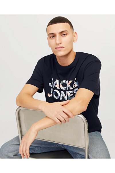 Jack & Jones JACK&JONES 12268127 JJEBRYAN CORP LOGO TEE KISA KOL ERKEK  TSH