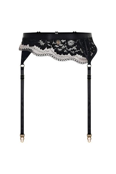 Feu De Elu Ssure Black Lace Garter