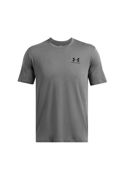 Under Armour Sportstyle Lc Erkek Gri Günlük Stil T-shirt 1326799-025
