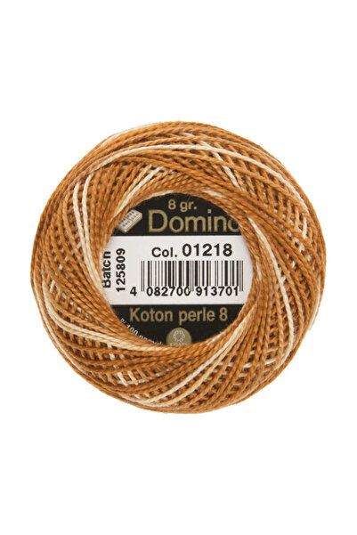 COATS خيط تطريز دومينو كوتون بيرل رقم 8